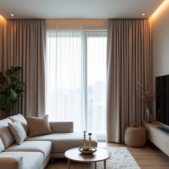 Holland Park West Residential Curtain Cleaning Results