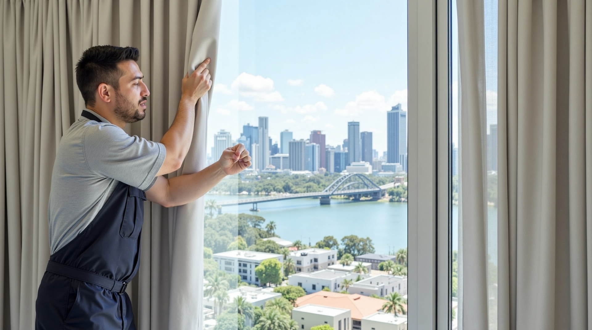 Holland Park West Curtain Cleaning Service